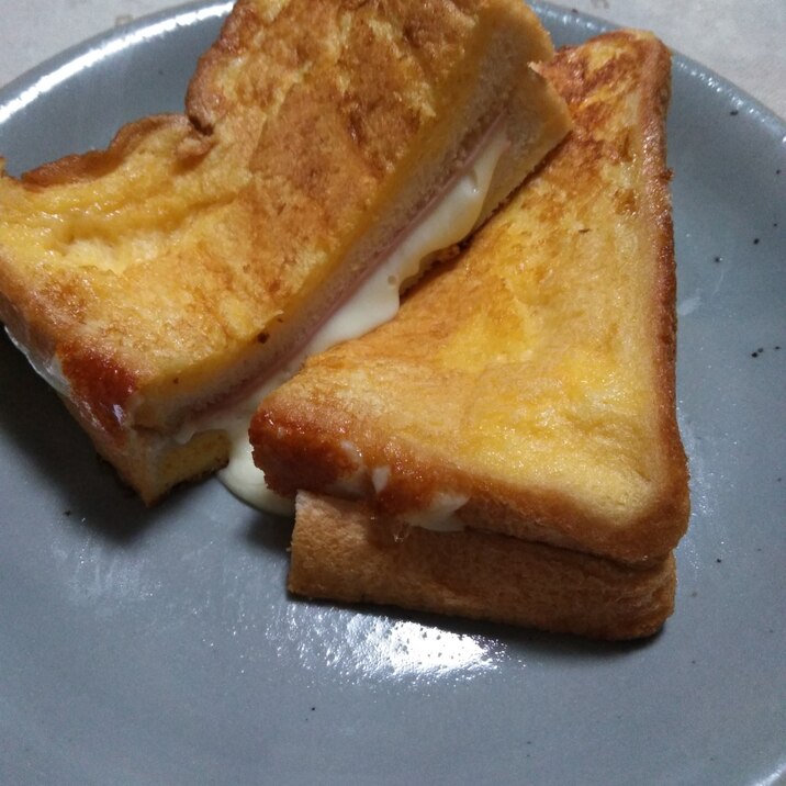 ハムチーズのフレンチトースト